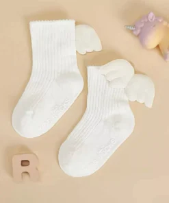 καλτσάκια Angels socks με φτερα λευκό