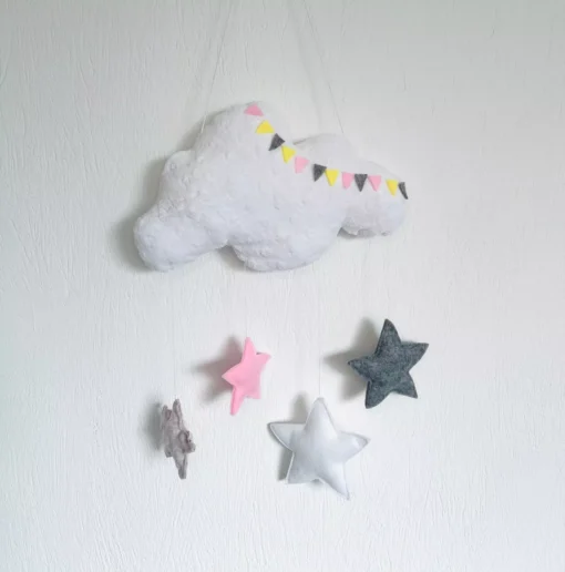 Mobile κρεμαστό stars and moon