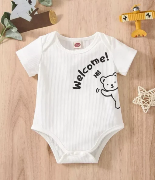 Φορμάκι ριμπ με αρκουδάκι welcome