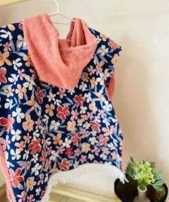 Πόντσο θαλάσσης Βlue Floral